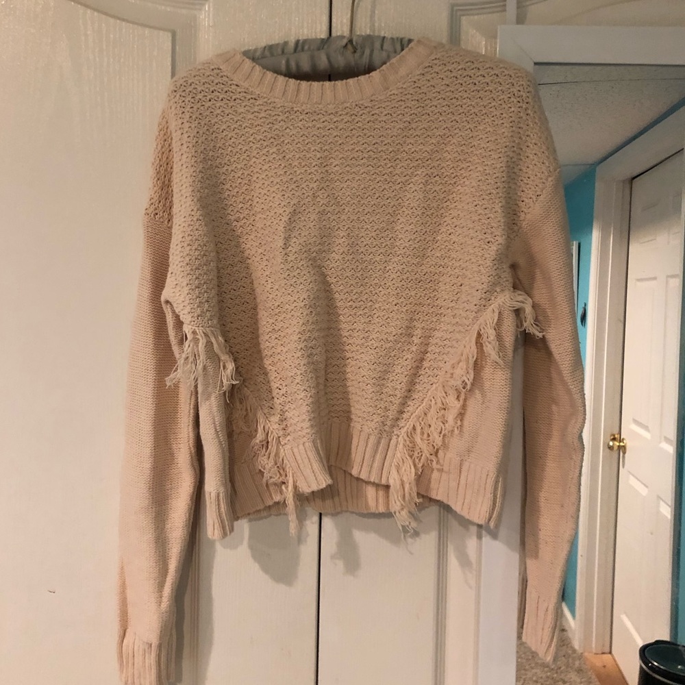 Fringe sweater